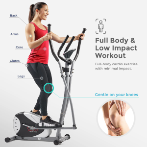 SF-E905 Elliptical Cross Trainer: Full Body & Low Impact Workout