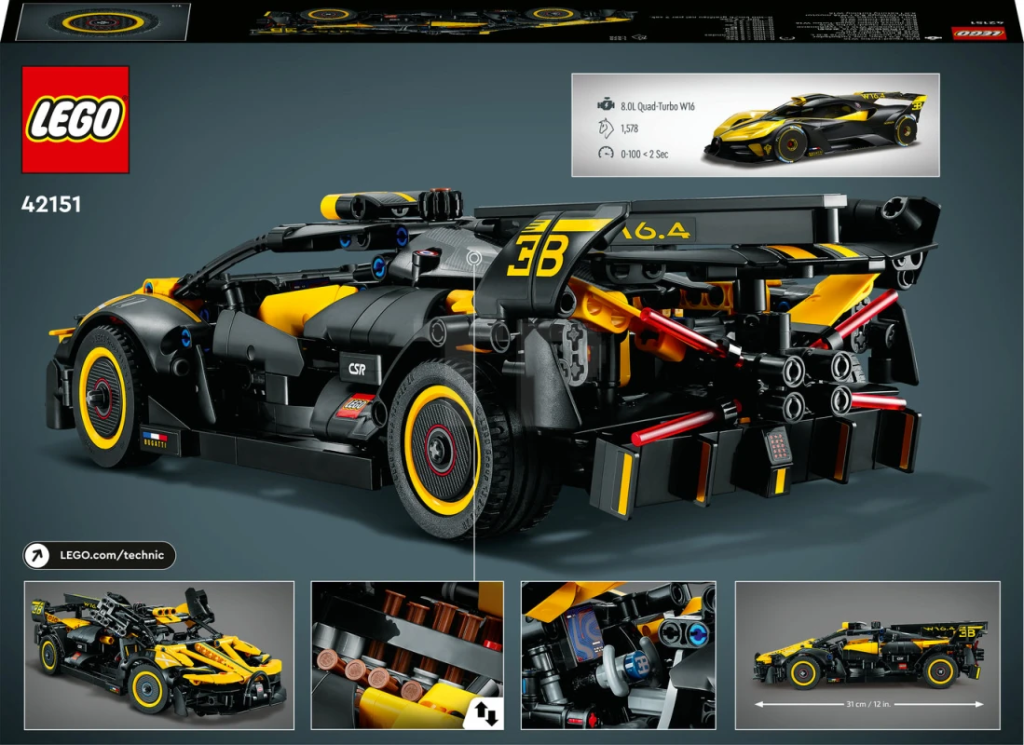 LEGO Technic Bugatti Bolide Racing Car