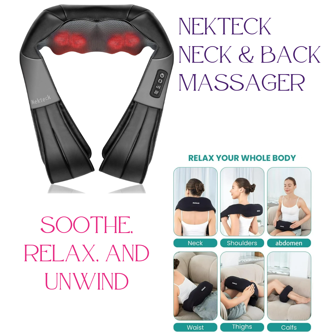 Read more about the article Nekteck Shiatsu Neck and Back Massager Review 2024: A Powerful Solution for Pain Relief