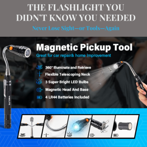 Read more about the article Vibelite Extendable Magnetic Flashlight Review 2024: A Handy Helper You’ll Love!