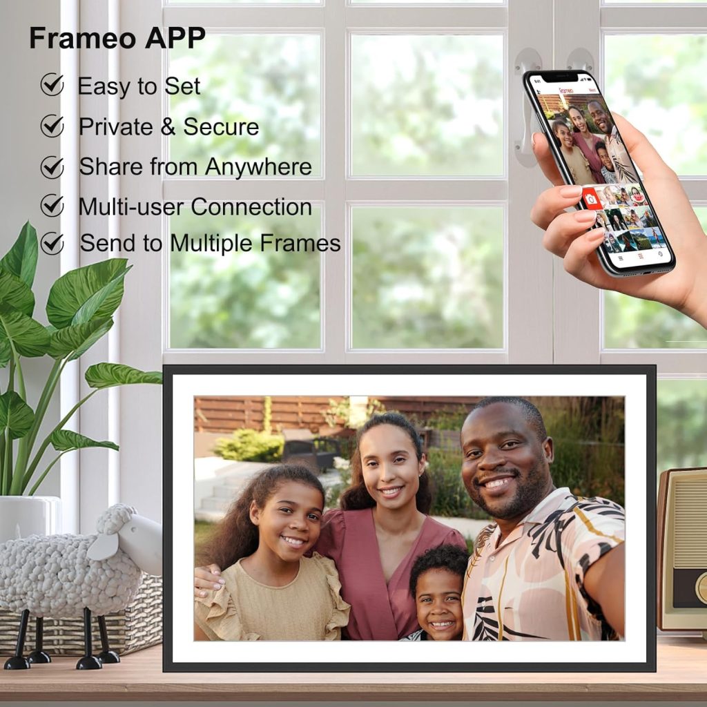 Frameo 15.6 Inch Large Digital Picture Frame