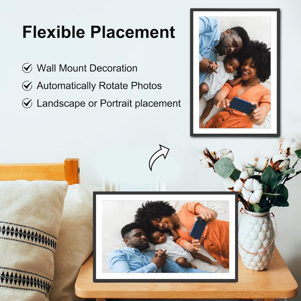 Frameo 15.6 Inch Large Digital Picture Frame