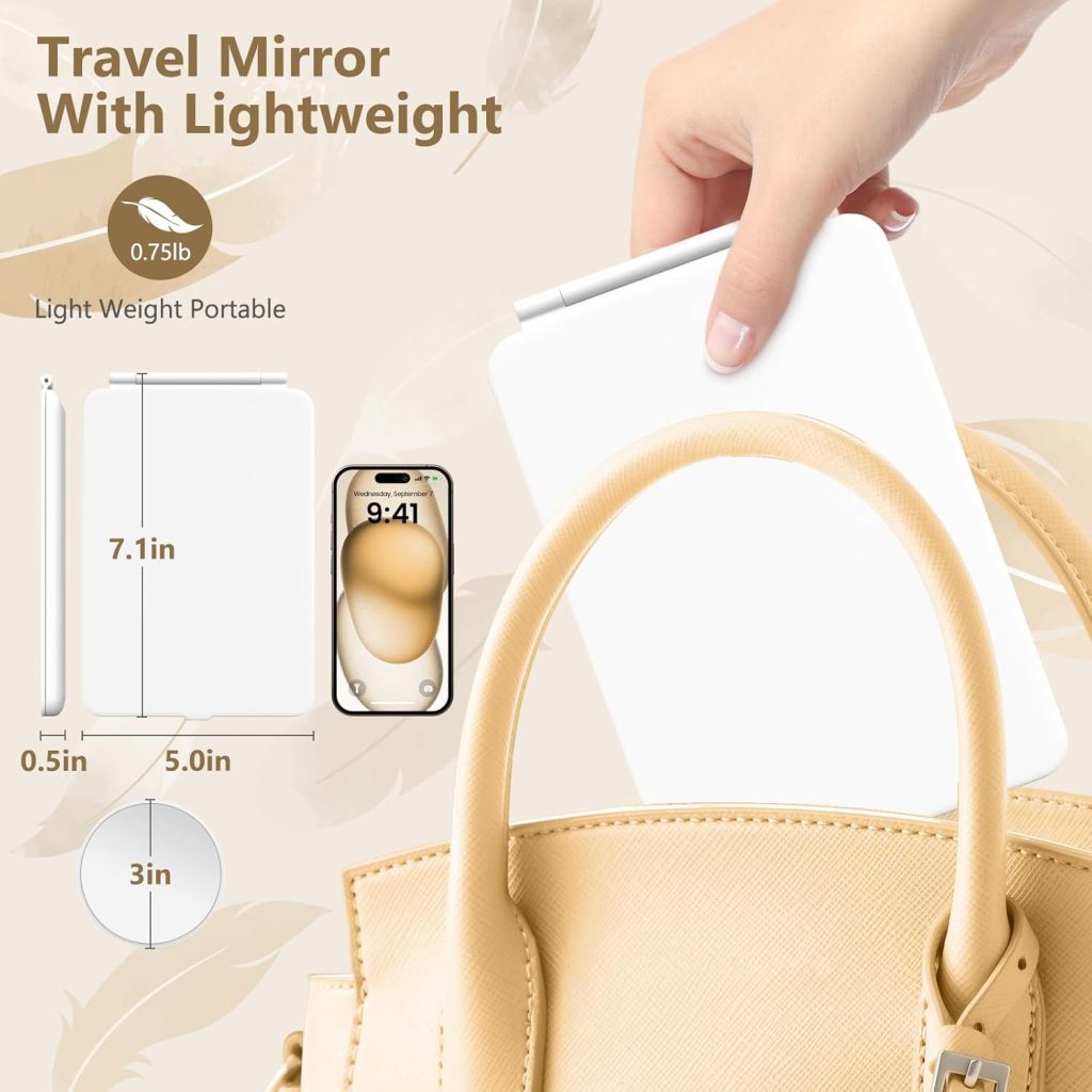 Miroposs Travel Makeup Mirror