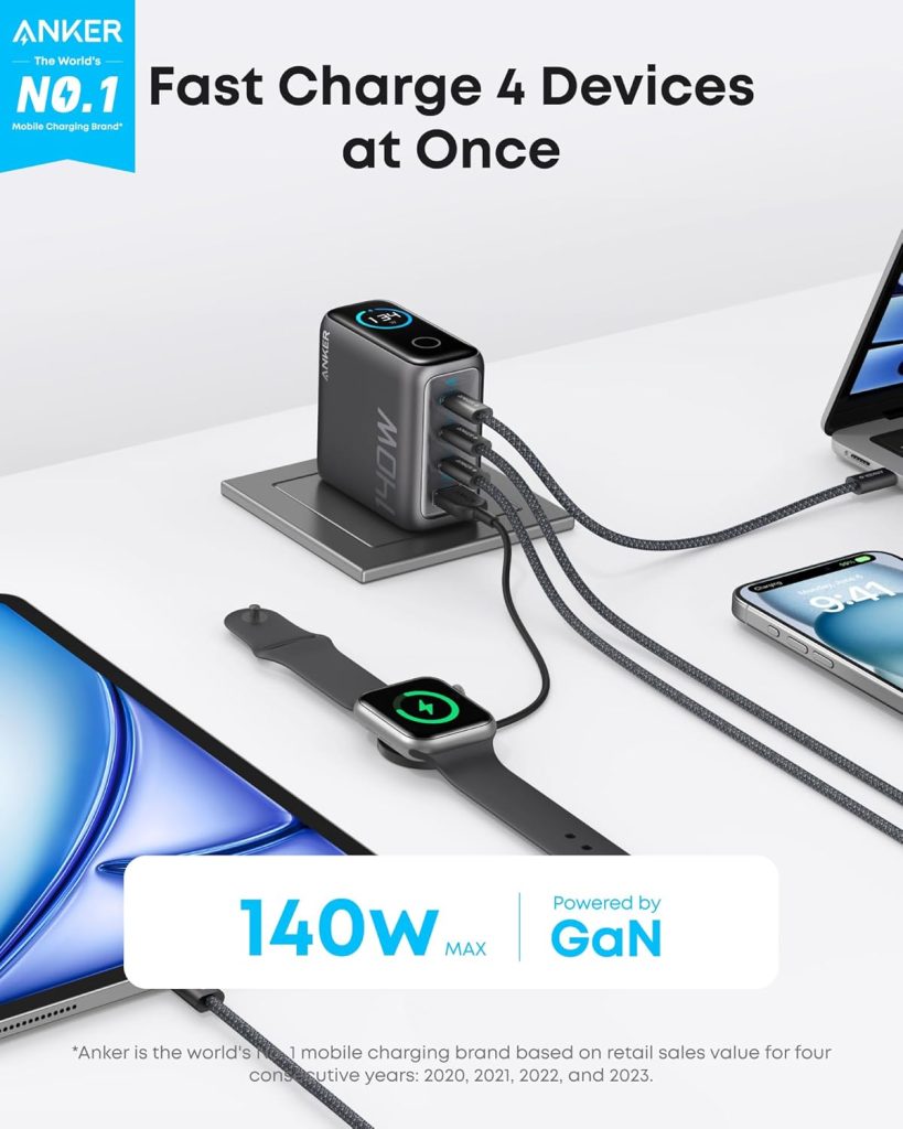 Anker 4-Port Fast Charger