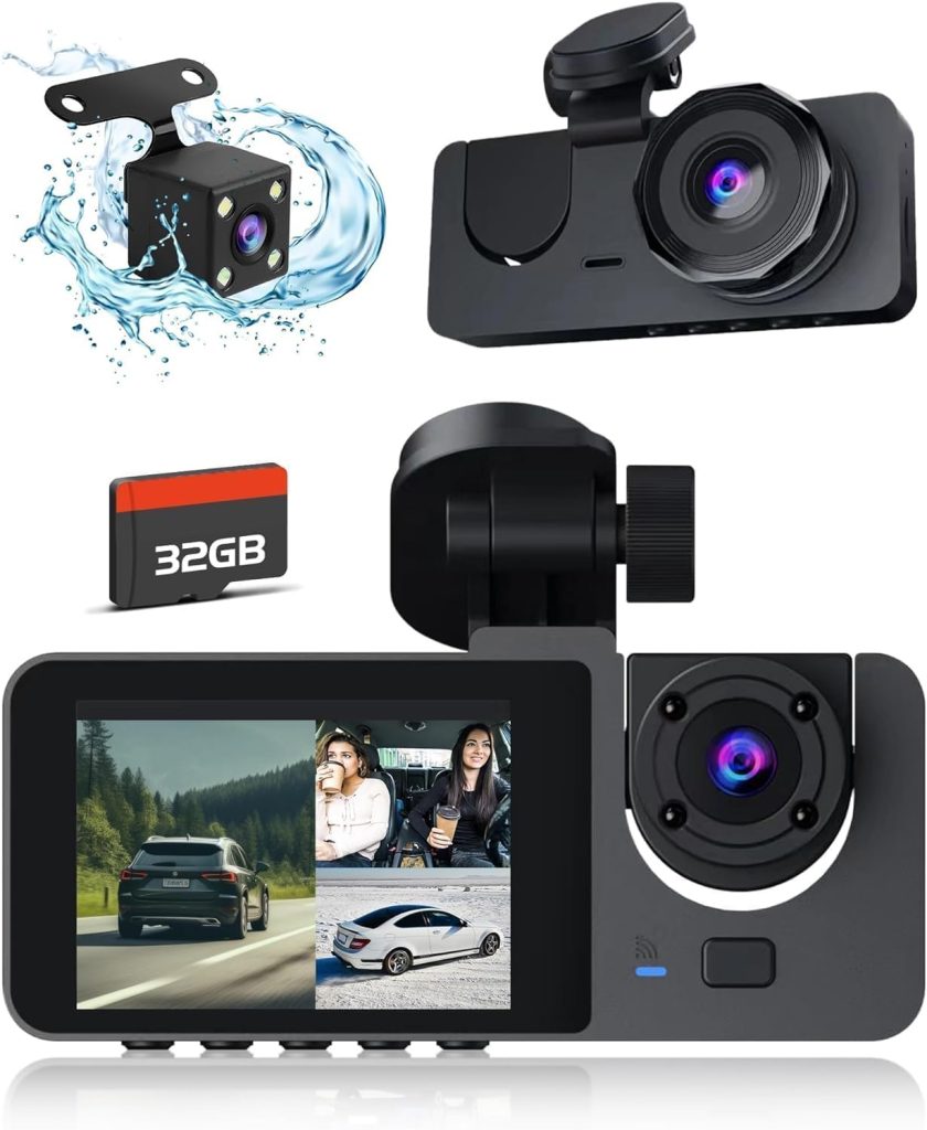 3 Channel Dash Cam