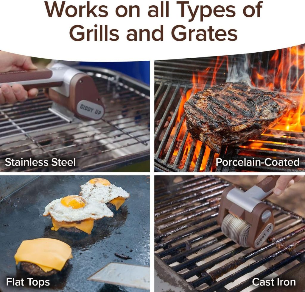 Horsepower Giddy Up Bristle-Free Grill Brush